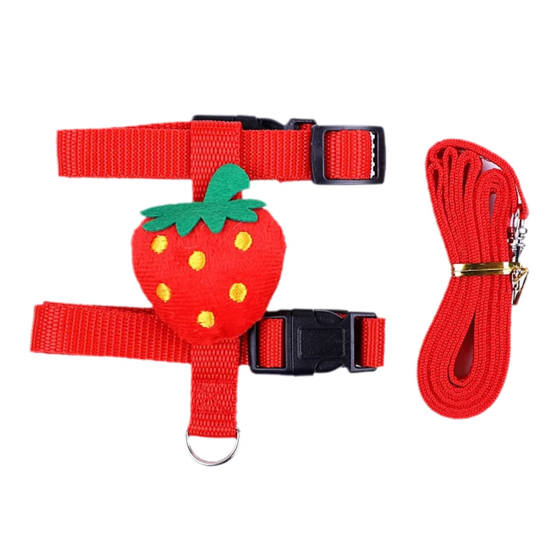 Bunny Strawberry Leash Harness