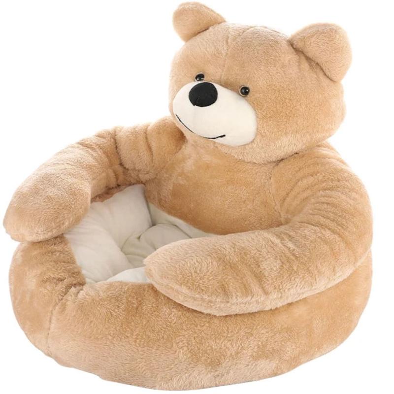 Plush Bear Pet Bed