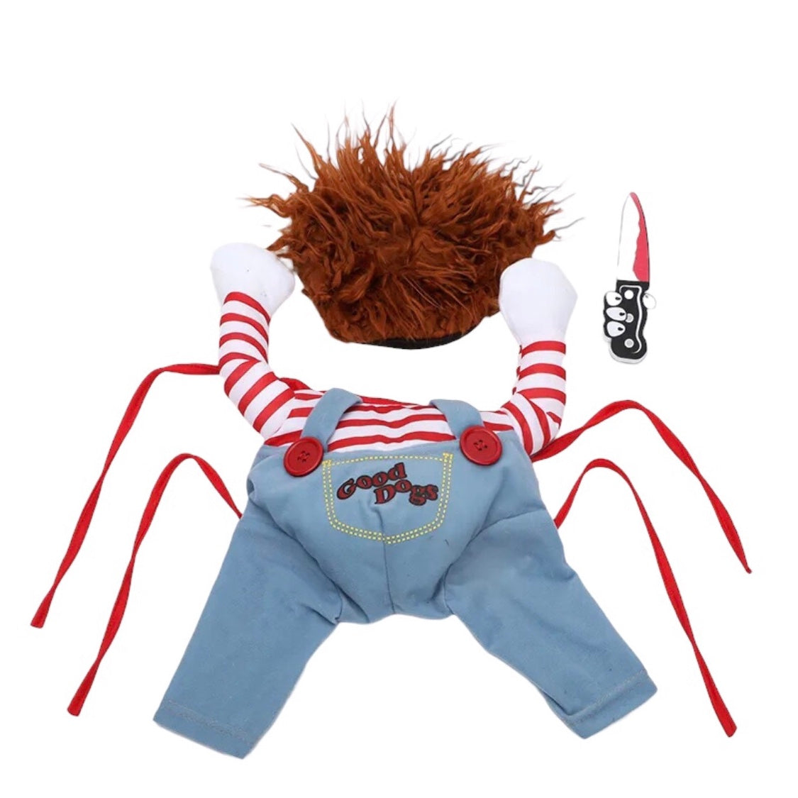 Chucky Dog Costume - Perfect for Halloween and Costume Parties