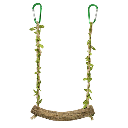 Rustic Bird Perch Swing