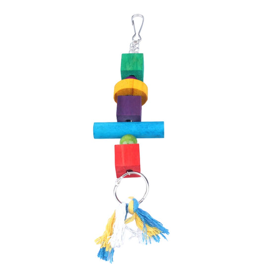 Geometric Block Parrot Toy