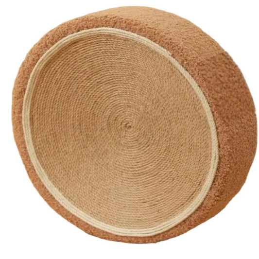 Round Brown Cat Scratcher