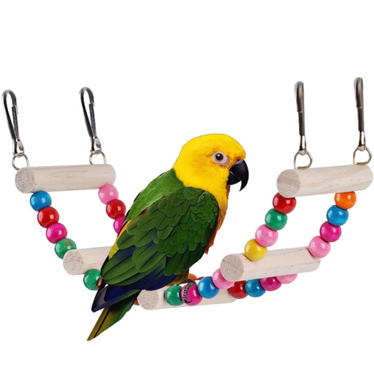 Flexible Beaded Parrot Ladder