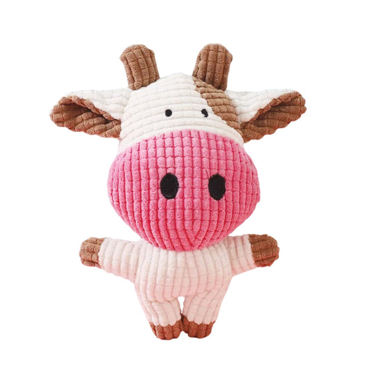 Cuddly Cow Plush Toy Dog Game