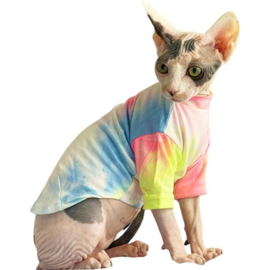 Sphynx Cat Colorful Shirt