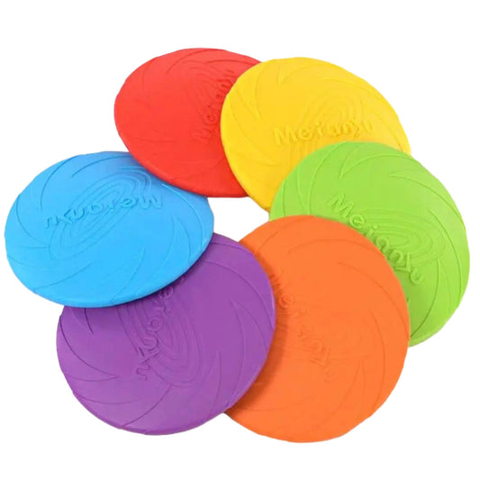 Dog Silicone Play Frisbee