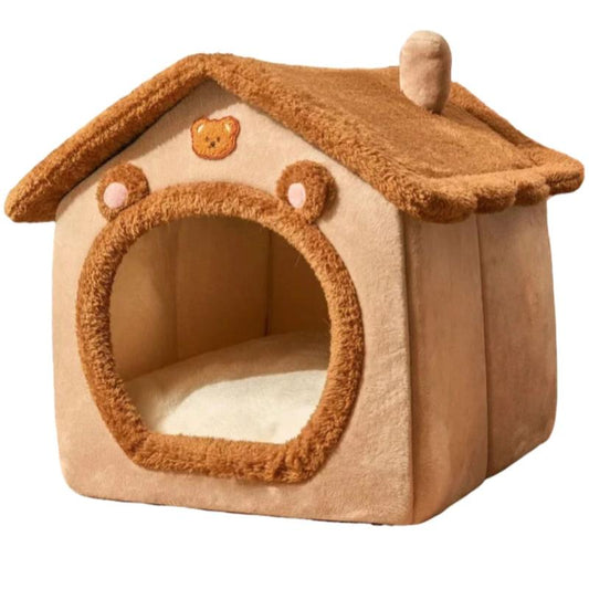 Plush Kitty Hideaway Home