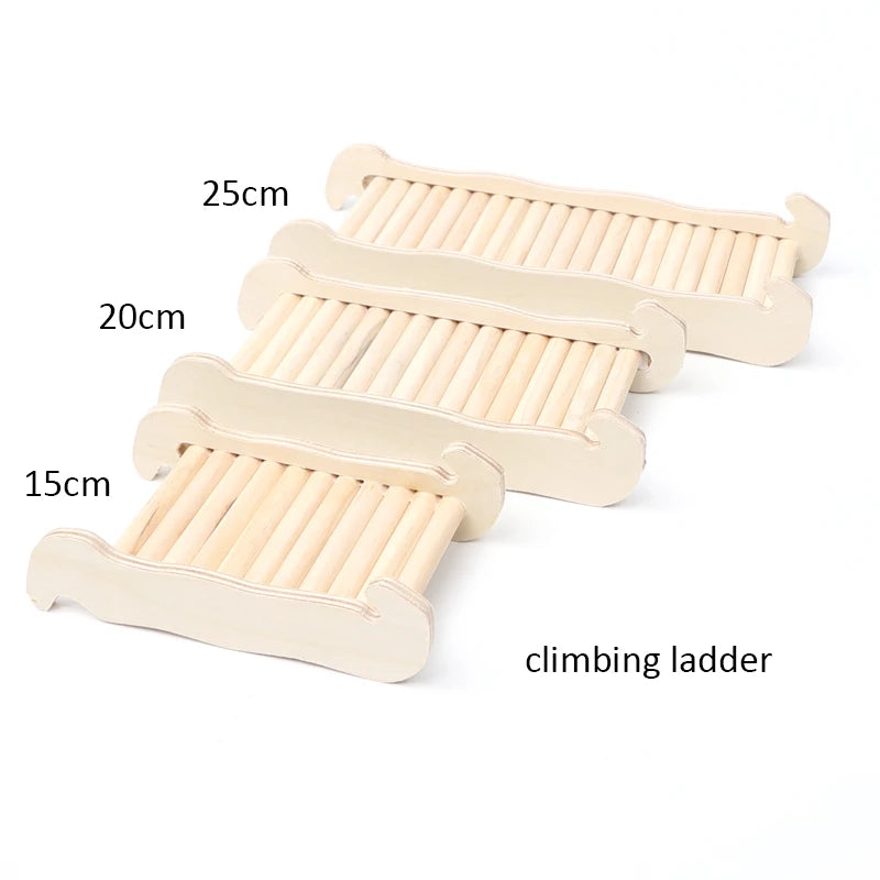 Natural Wooden Hamster Steps