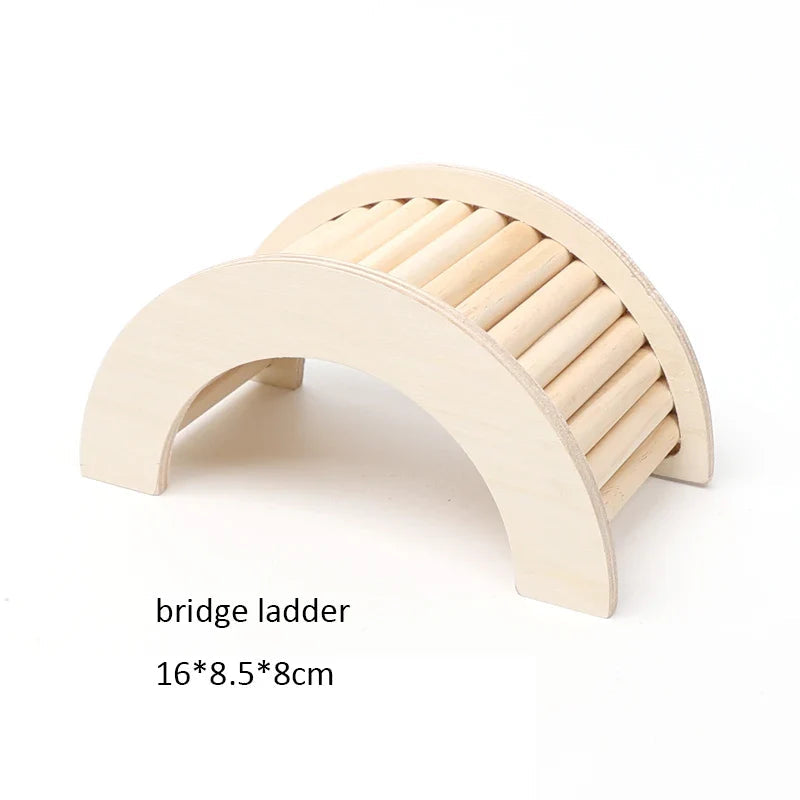 Natural Wooden Hamster Bridge