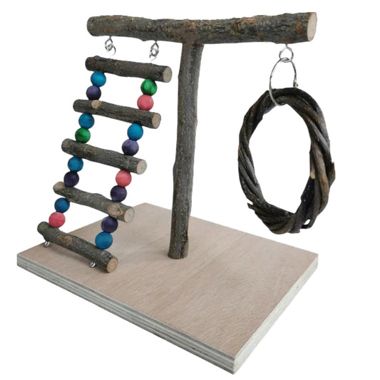 Beaded Ladder Bird Gym