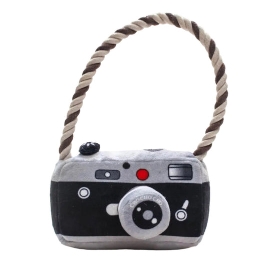 Plush Camera Dog Toy