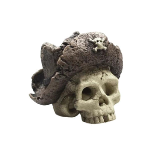 Pirate Skull Aquarium Decor