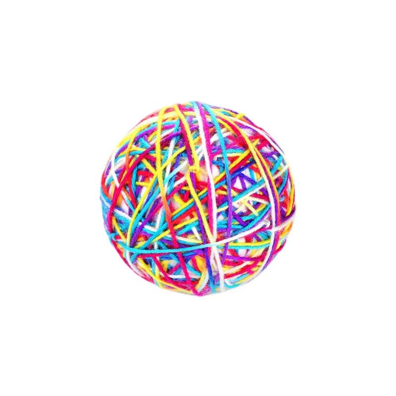 Colorful Cat Play Ball Toy Joy