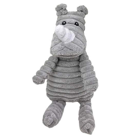 Plush Rhino Dog Toy