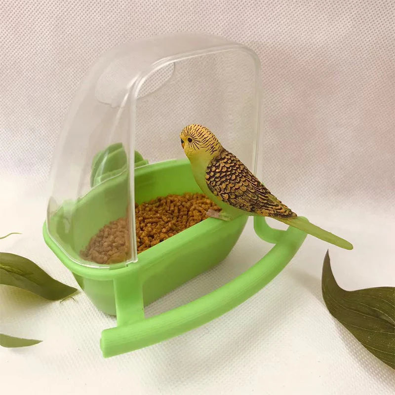 Transparent Plastic Bird Feeder