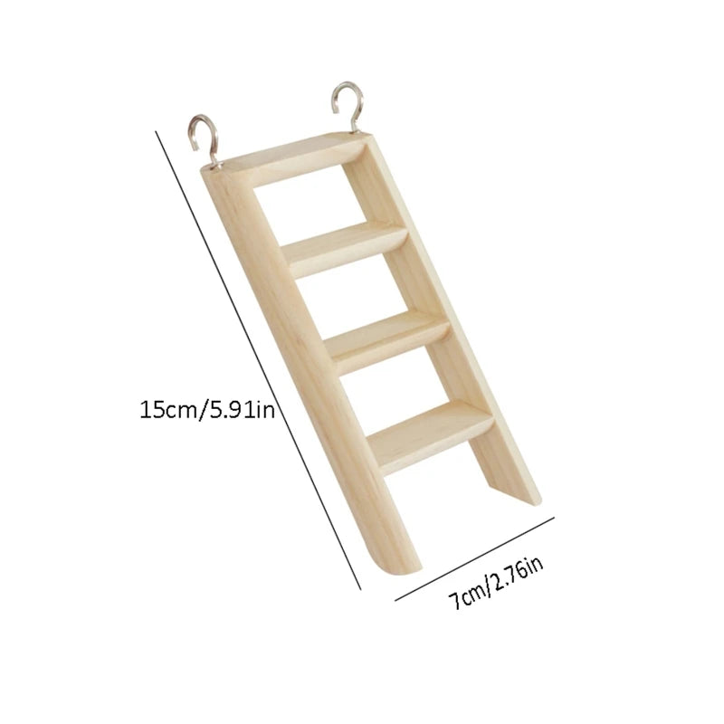 Classic Wooden Hamster Ladder