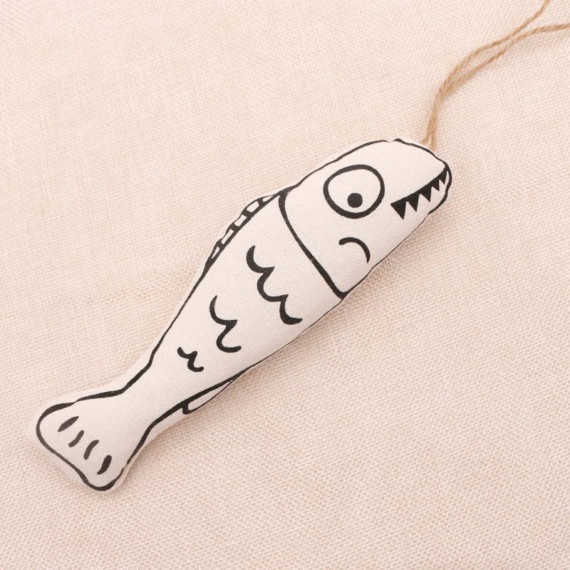 Hanging Fish Cat Toy