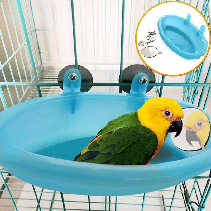 Blue Bird Bath Tub