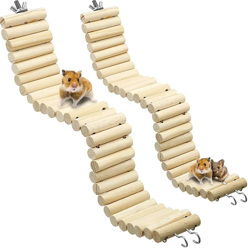 Hamster Habitat Wooden Steps