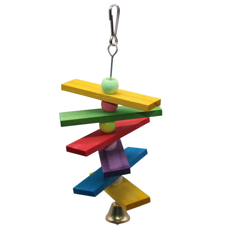 Colorful Wooden Bird Toy