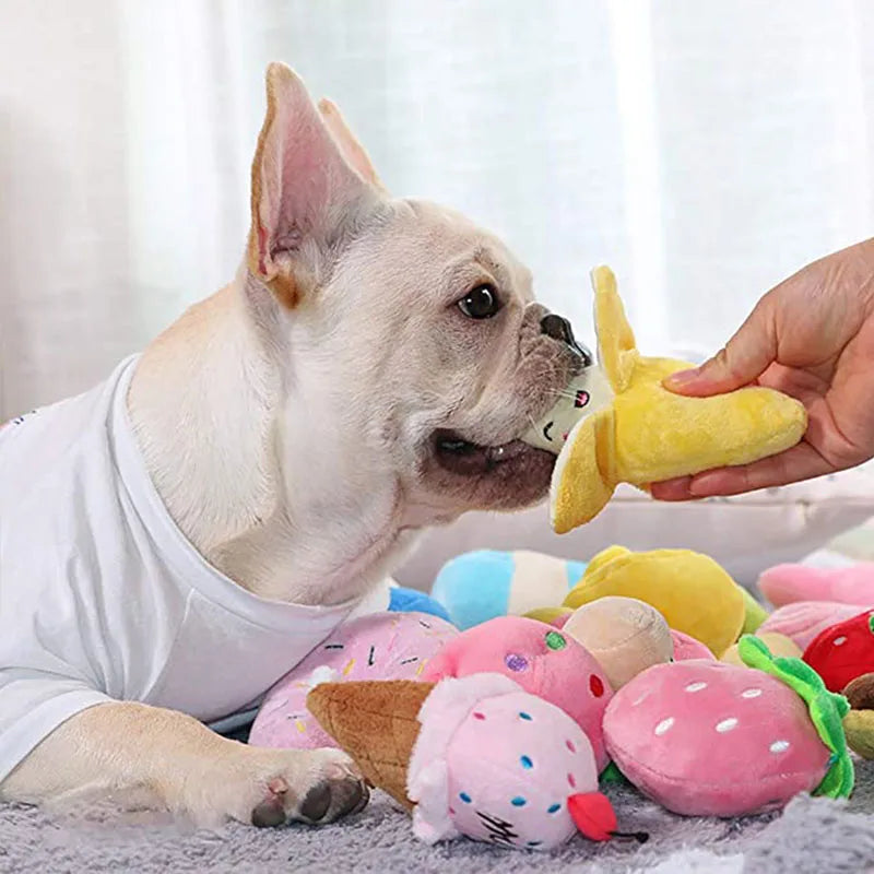 Yellow Duck Plush Toy For Puppies