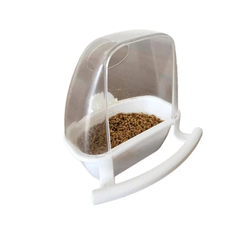 Transparent Plastic Bird Feeder