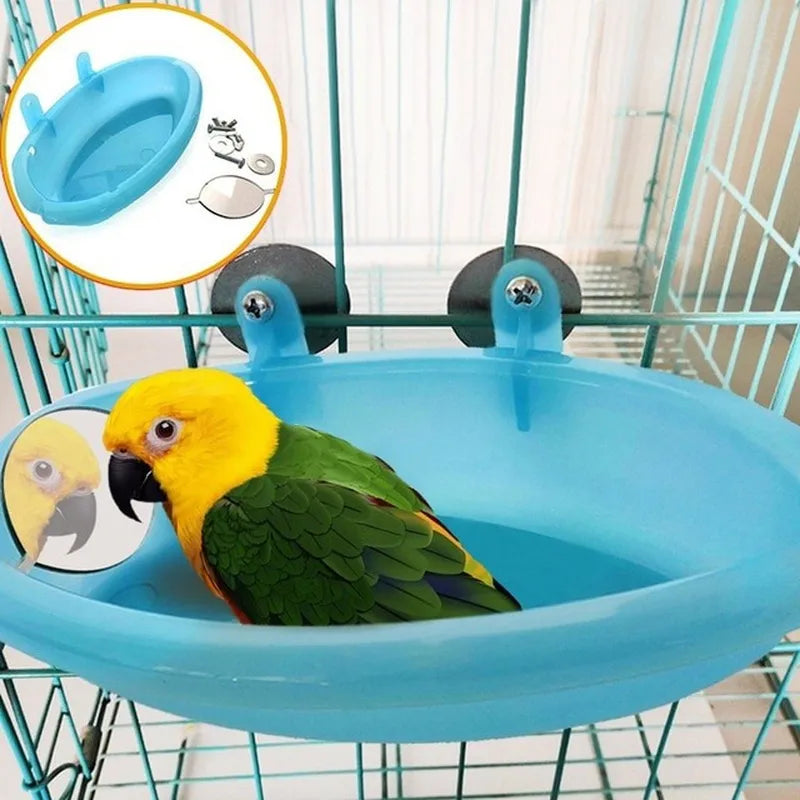 Blue Bird Bath Tub