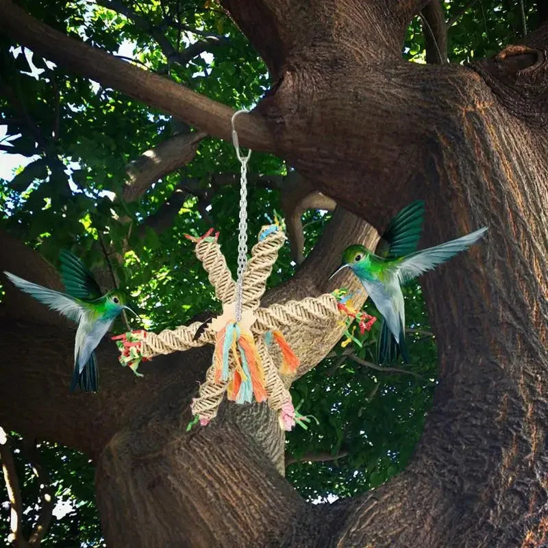 Rope Star Bird Toy