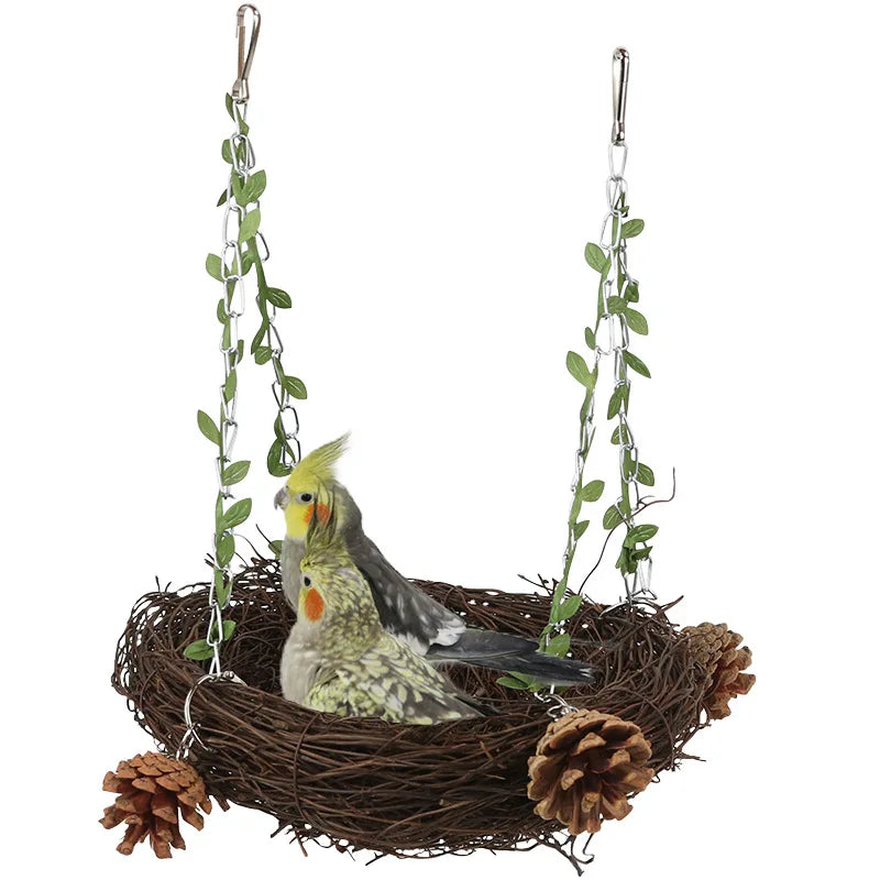 Rustic Hanging Bird Nest