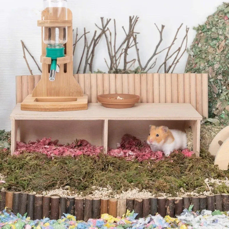 Modular Wooden Hamster Playhouse