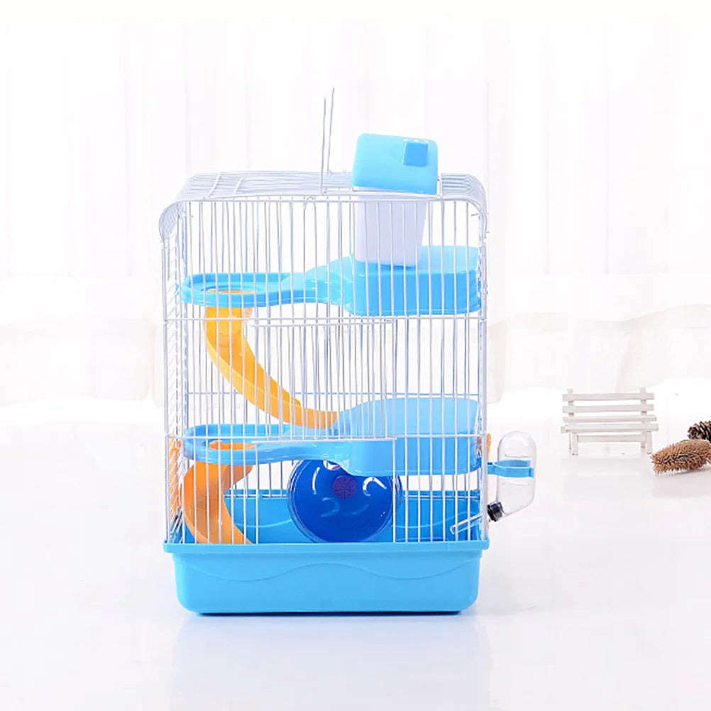 Multi Level Hamster Cage with Accessories