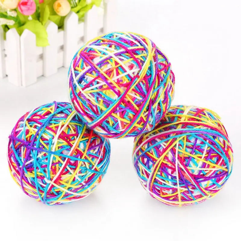 Colorful Cat Play Ball Toy Joy