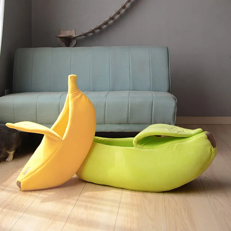 Adorable Banana Cat Nest