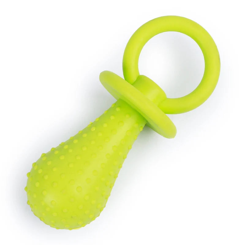 Rubber Pacifier Dog Toy