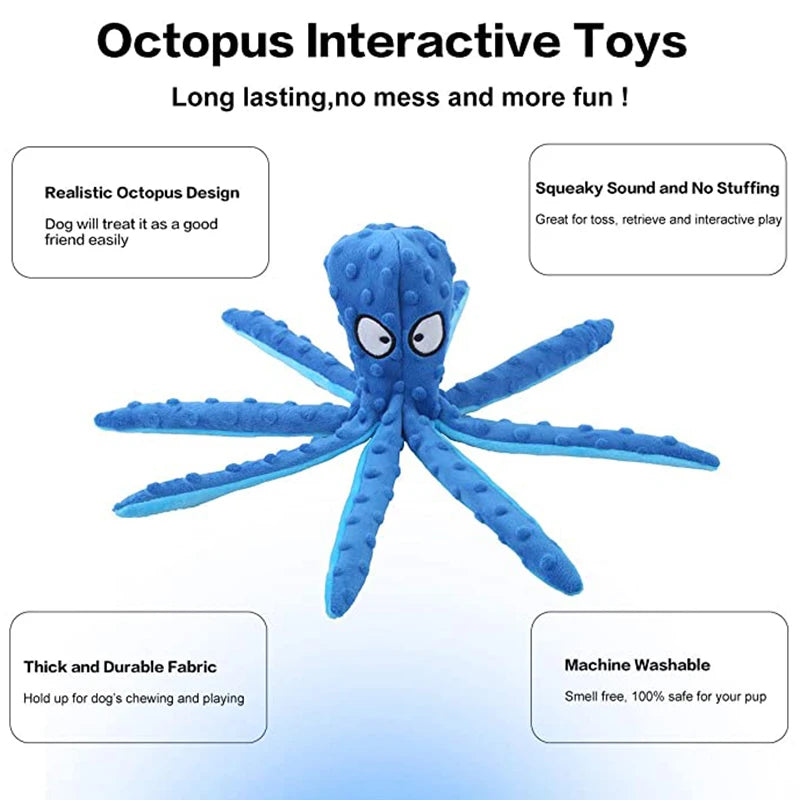 Chewable Octopus Dog Toy