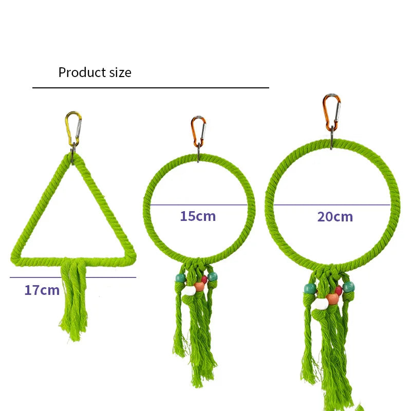 Bird Swing with Beads