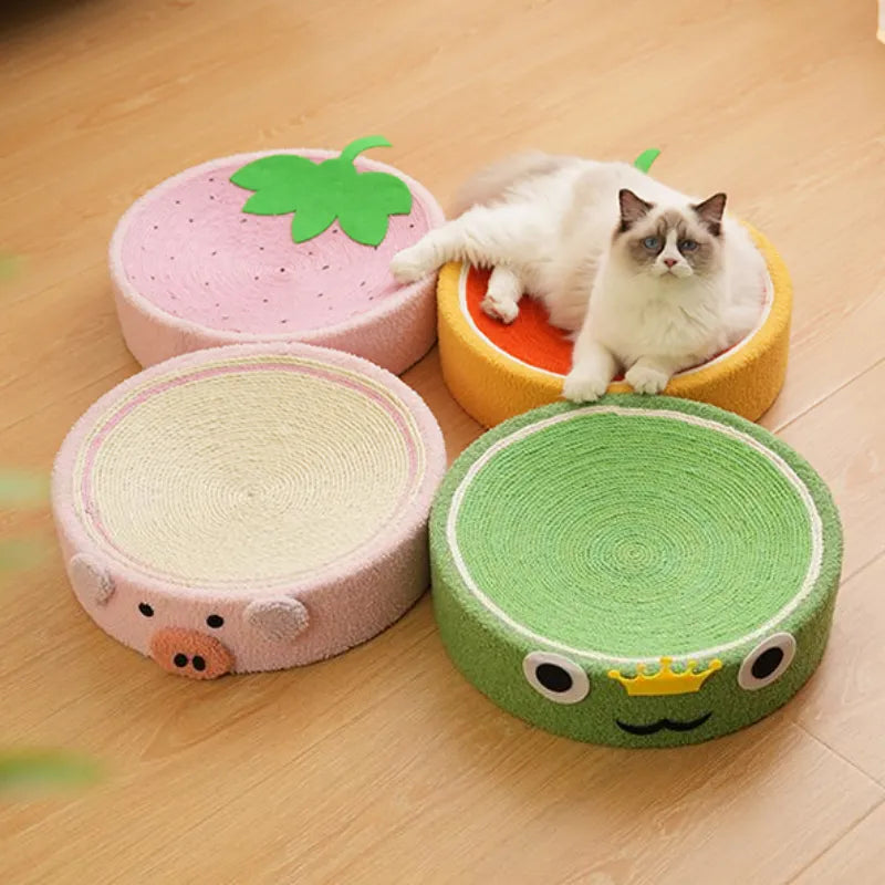 Plush Strawberry Cat Scratcher