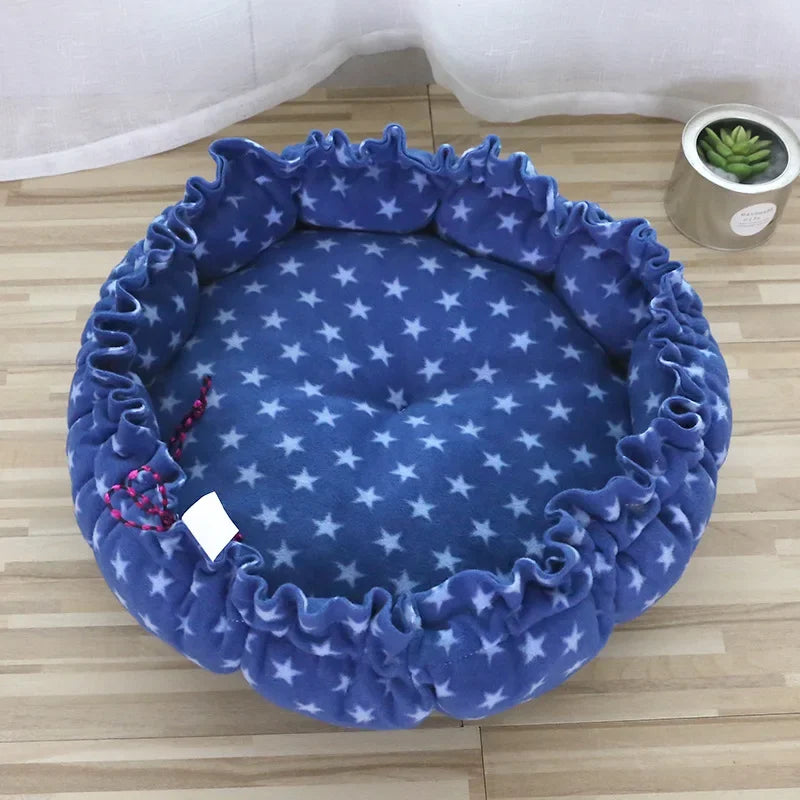 Plush Winter Dog Bed