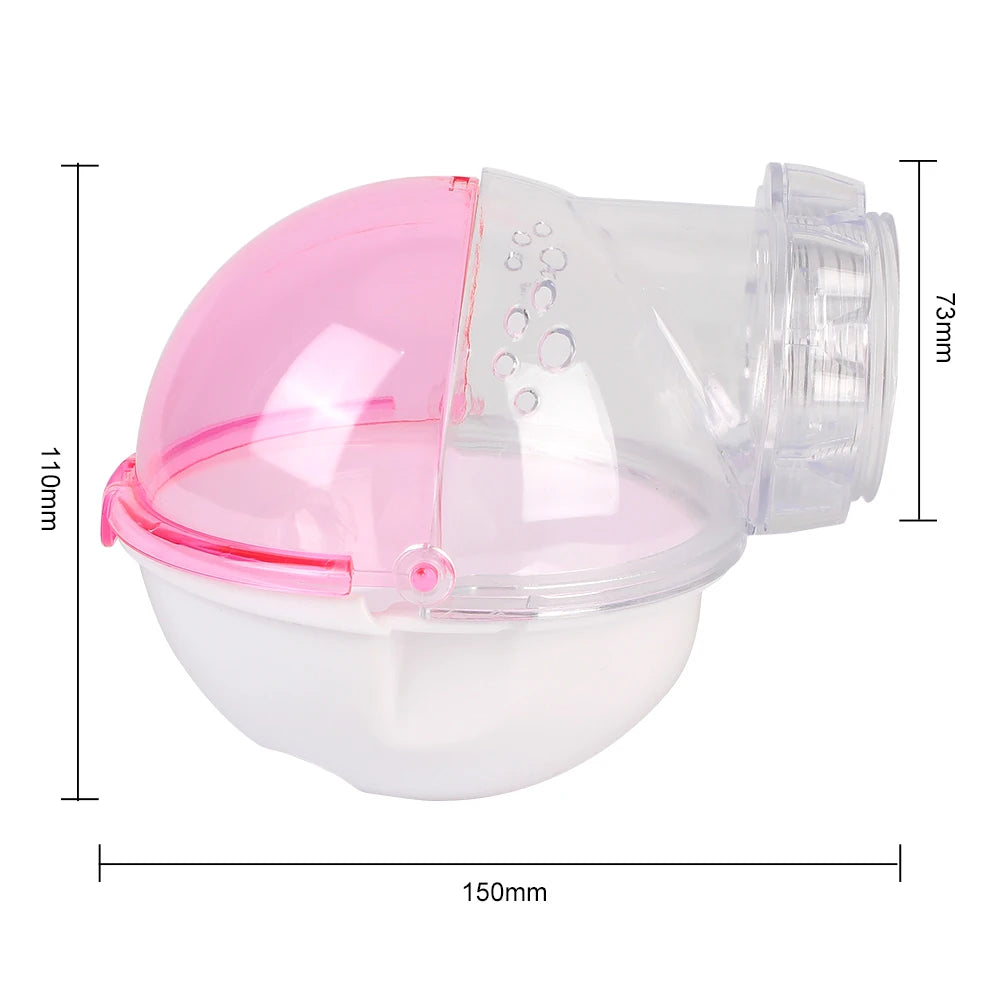 Clear Hamster Bath Chamber