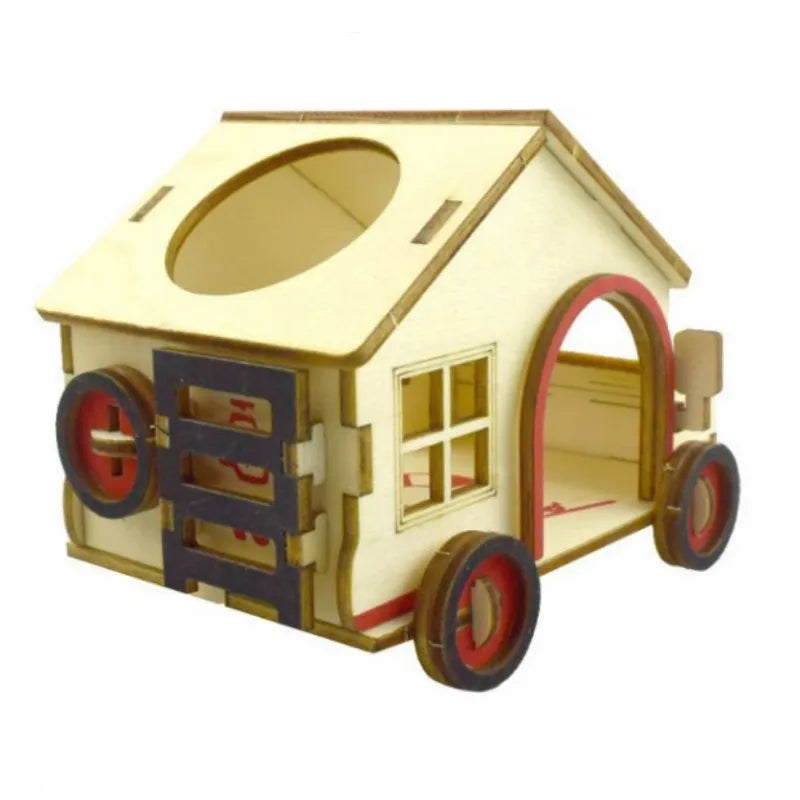 Wooden Jeep Hamster Haven