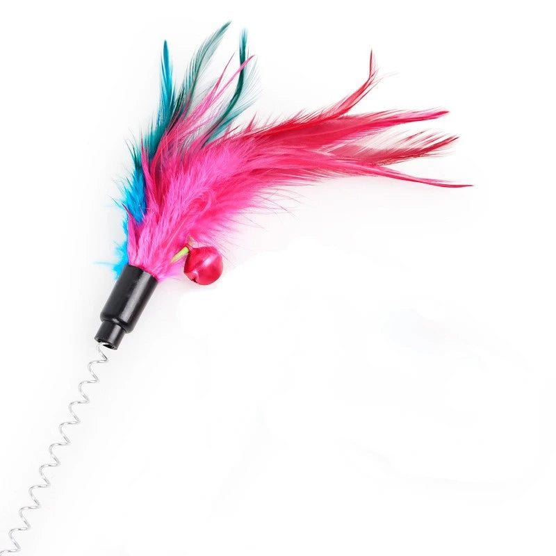 Interactive Feather Cat Toy