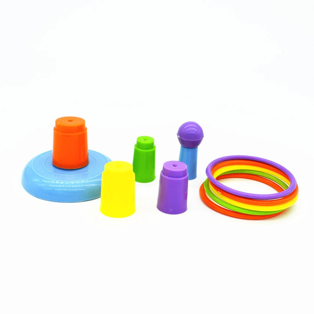 Colorful Bird Ring Stacker