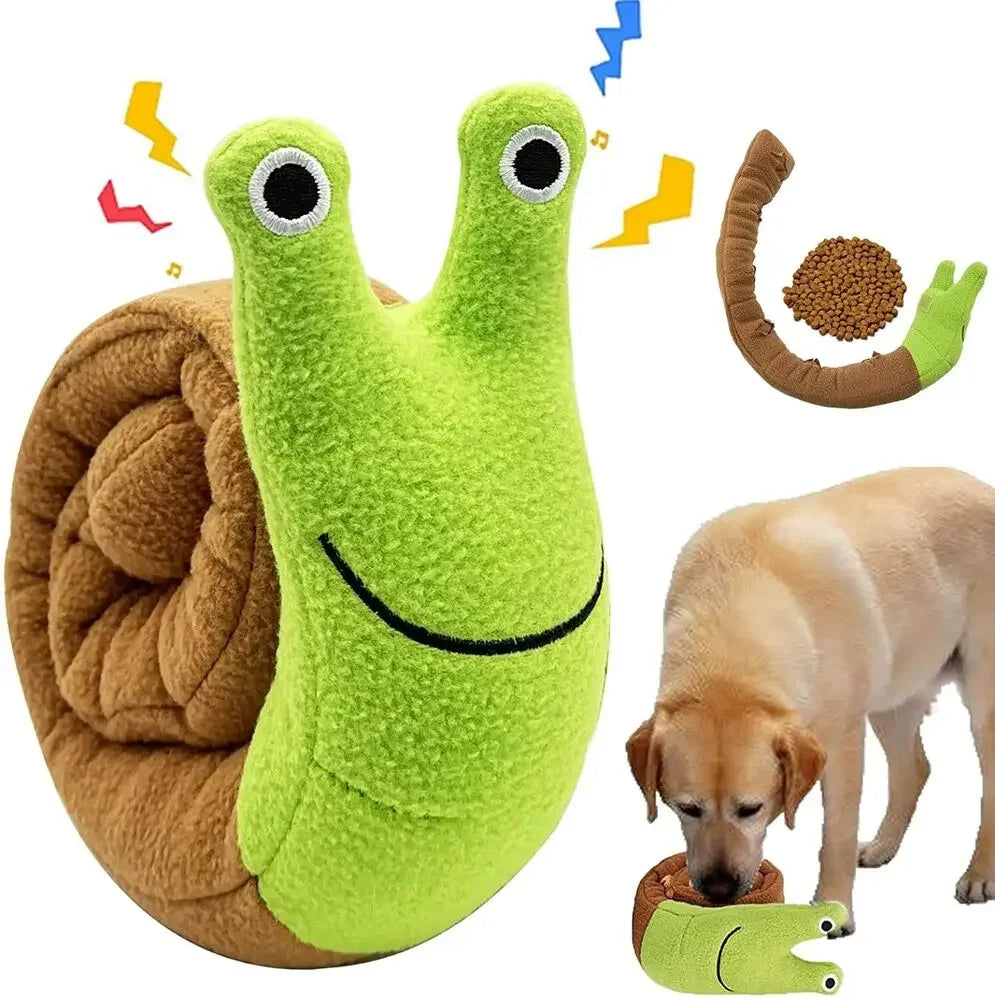 Interactive Plush Dog Toy