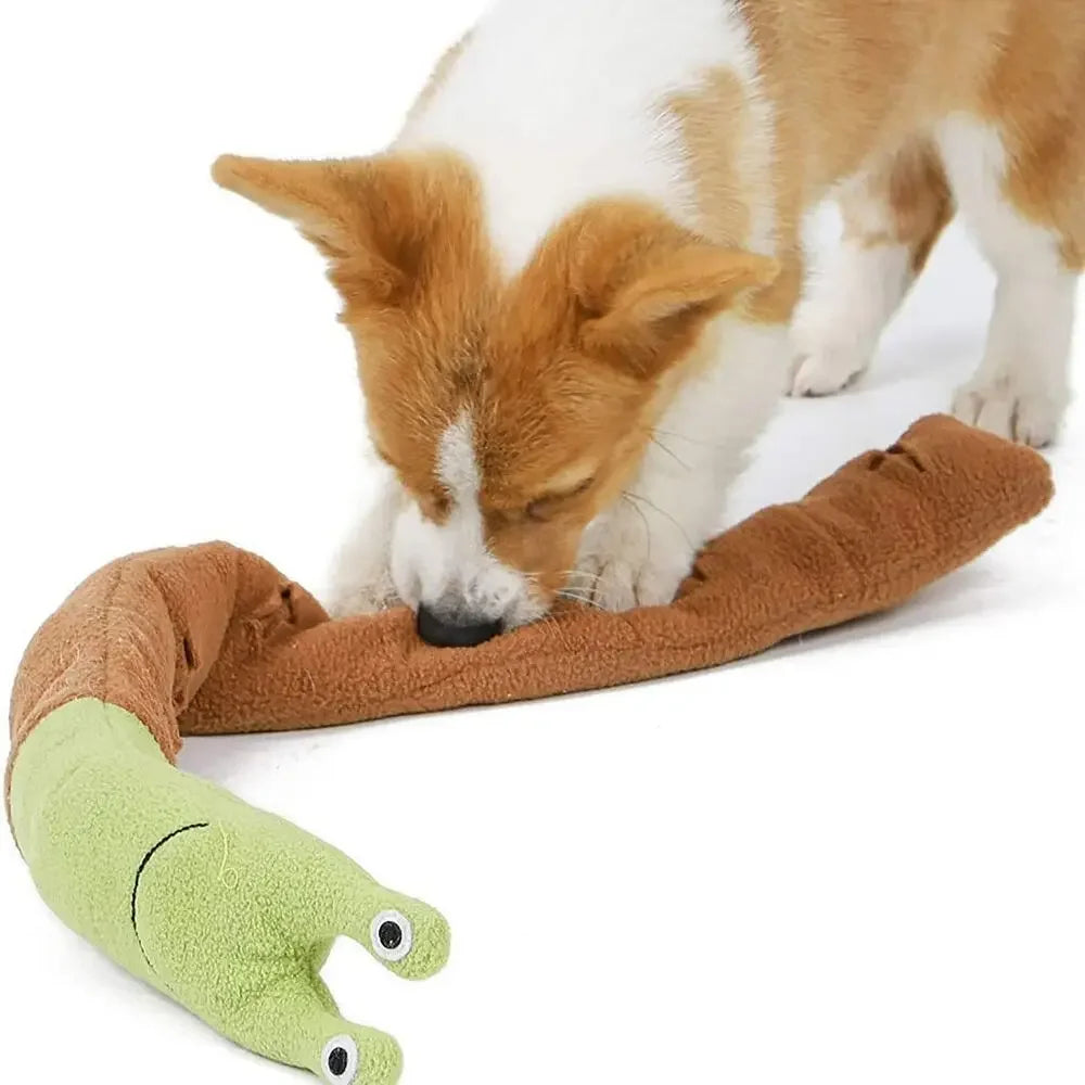 Interactive Plush Dog Toy