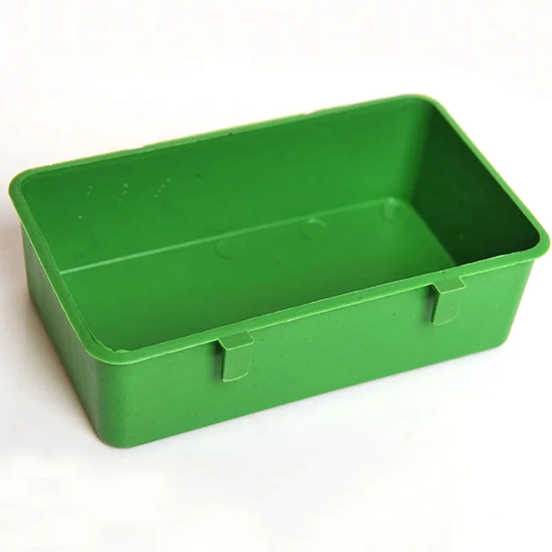 Green Bird Food Tray