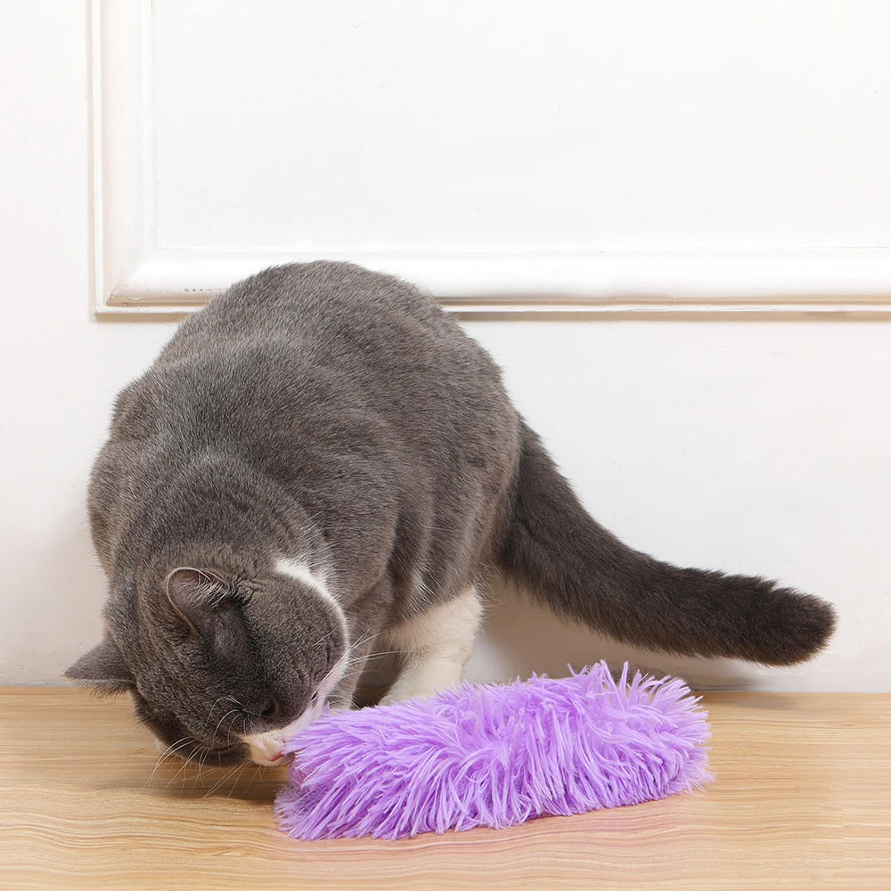 Furry Cylinder Cat Toy