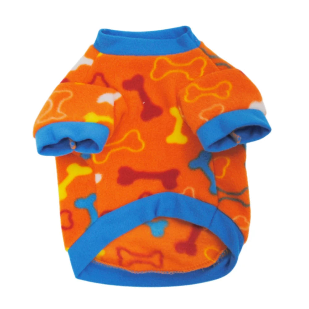 Colorful Bone Pet Sweater - Comfy Warmth for Dogs and Cats