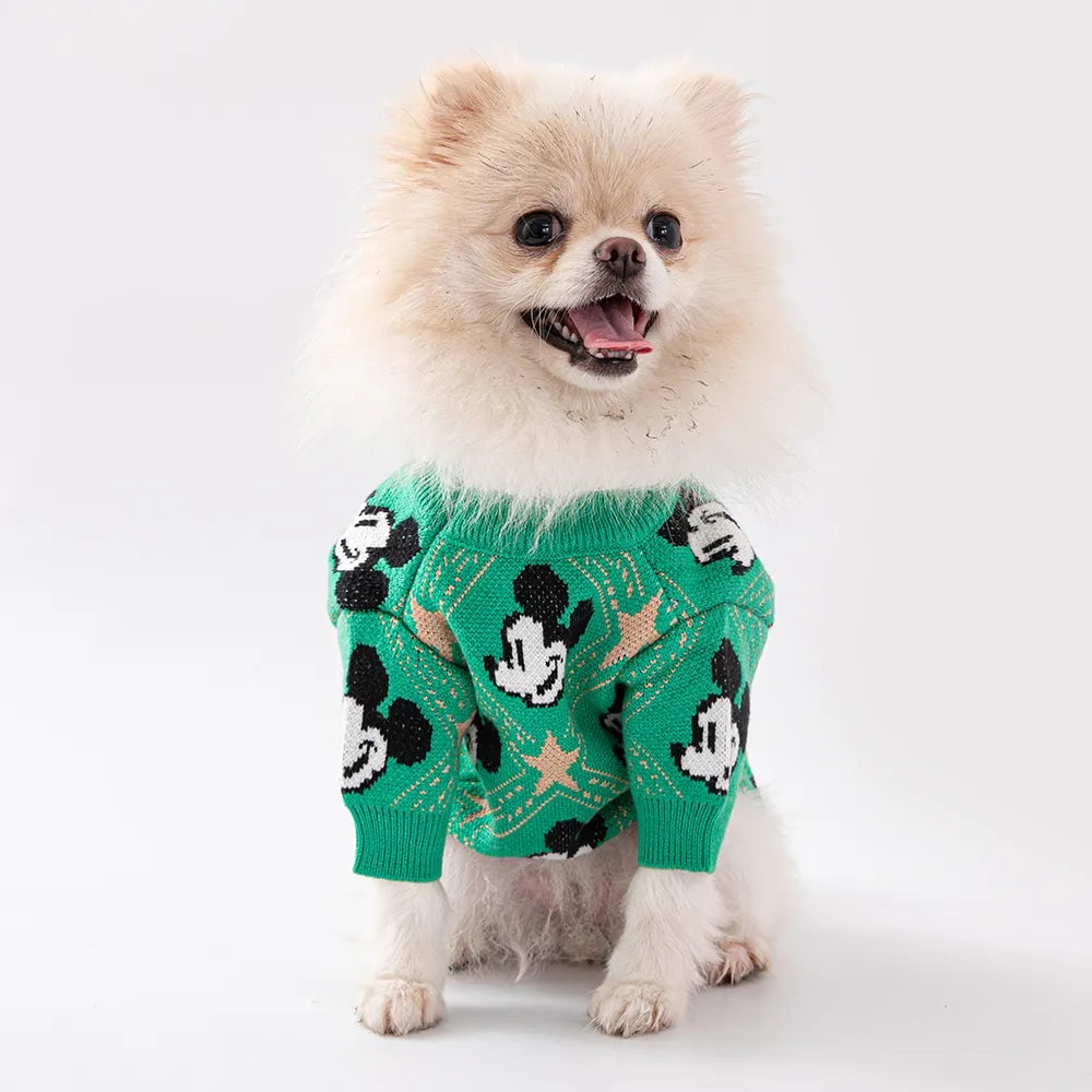 Charming Pup Knit Sweater