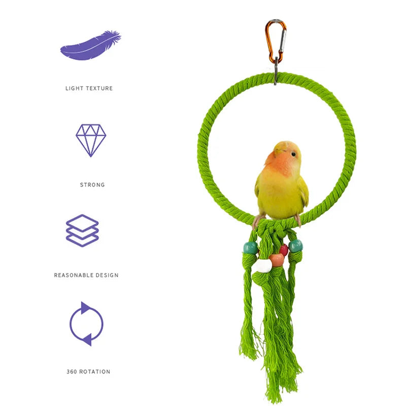 Bird Swing with Beads