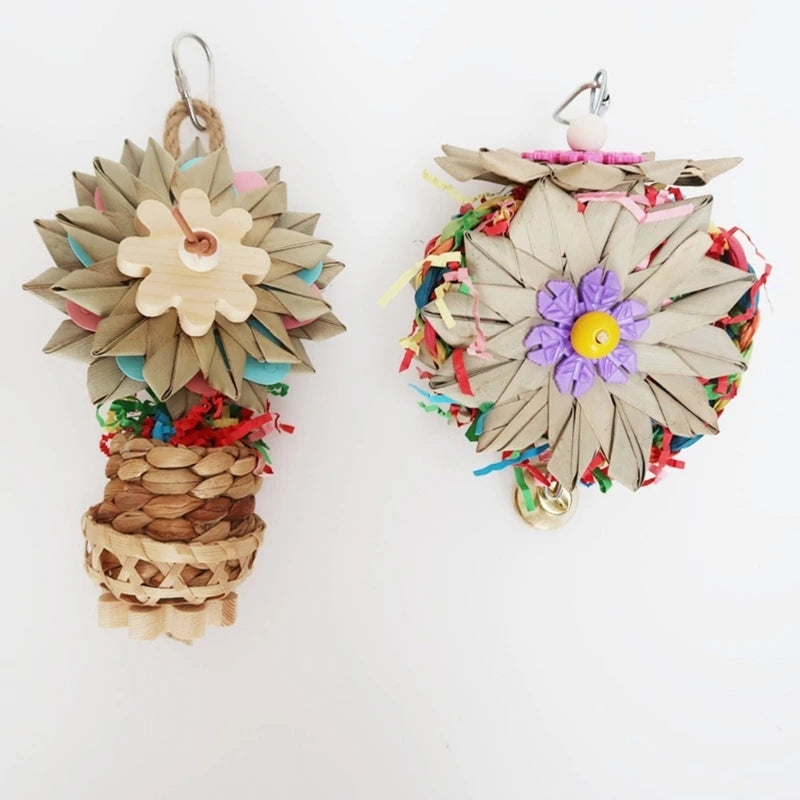 Floral Foraging Bird Toy